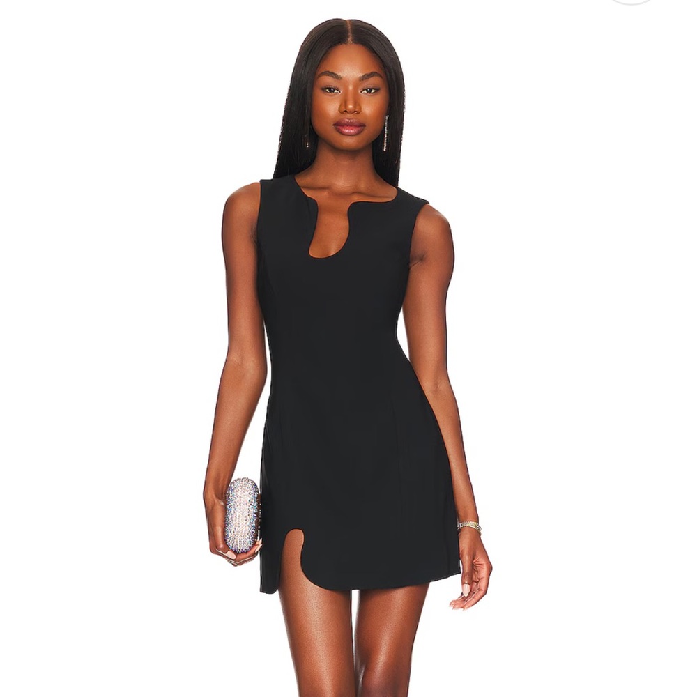 Amanda Uprichard Black Mini Dress